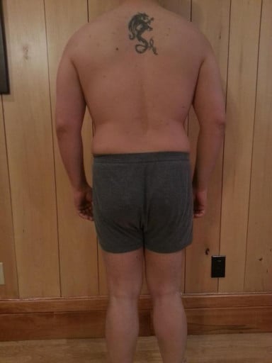 A progress pic of a 5'7" man showing a snapshot of 180 pounds at a height of 5'7