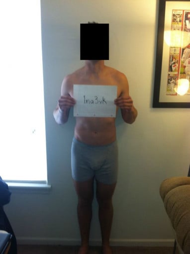A progress pic of a 6'0" man showing a snapshot of 162 pounds at a height of 6'0