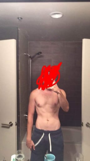 2 Photos of a 155 lbs 5 feet 9 Male Fitness Inspo