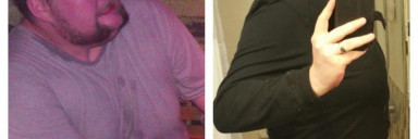 6'5 Male 100 lbs Fat Loss Before and After 420 lbs to 320 lbs