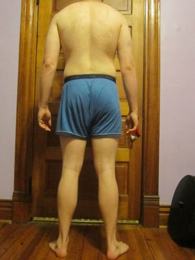 A picture of a 6'0" male showing a snapshot of 190 pounds at a height of 6'0