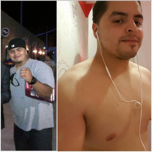 M/29/5'9"[245lbs>215lbs=30lbs 6months] I've been stuck at 215 for 2 months now, but i lool at my previous pic and remimd myself its not bad. Goal is 190lbs