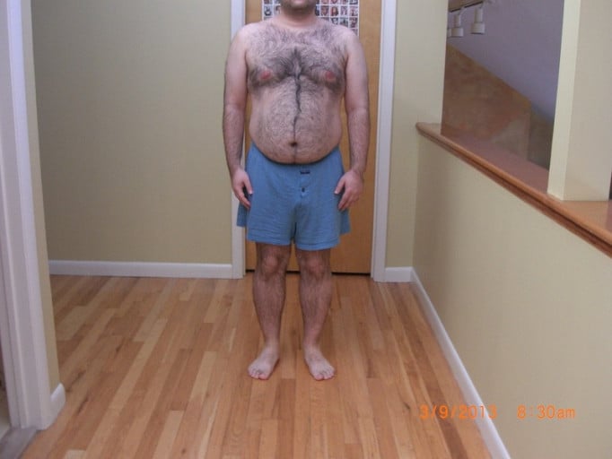 A photo of a 5'5" man showing a snapshot of 186 pounds at a height of 5'5