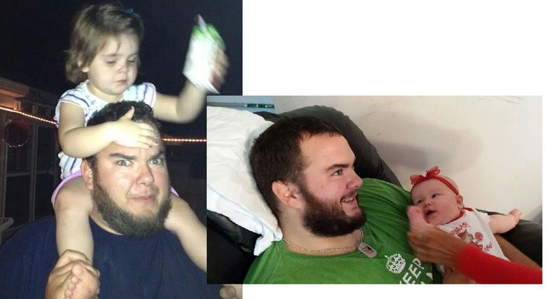 79 lbs Weight Loss Before and After 6 feet 1 Male 397 lbs to 318 lbs