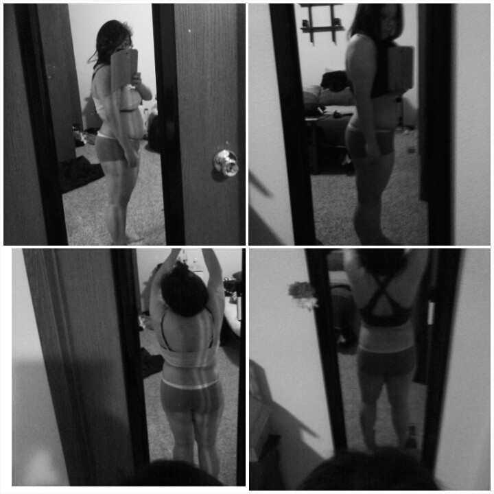 Progress Pics of 6 lbs Weight Loss 4 feet 9 Female 146 lbs to 140 lbs