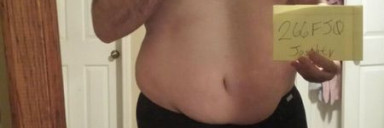 3 Photos of a 6 foot 1 281 lbs Male Weight Snapshot
