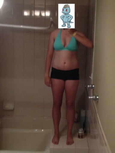 19 Year Old Woman at 5'5 and 135Lbs Sees No Change in Weight After Cutting