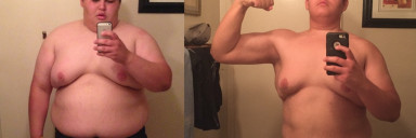5'10 Male Before and After 117 lbs Weight Loss 365 lbs to 248 lbs