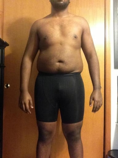 A progress pic of a 6'1" man showing a snapshot of 244 pounds at a height of 6'1