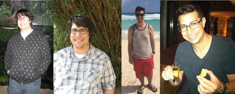5 feet 5 Male Before and After 80 lbs Fat Loss 260 lbs to 180 lbs