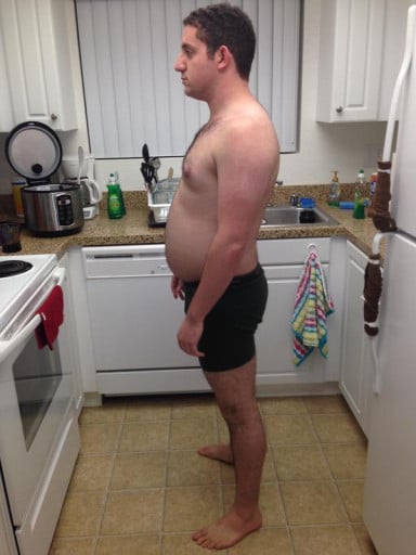 A progress pic of a 5'10" man showing a snapshot of 194 pounds at a height of 5'10