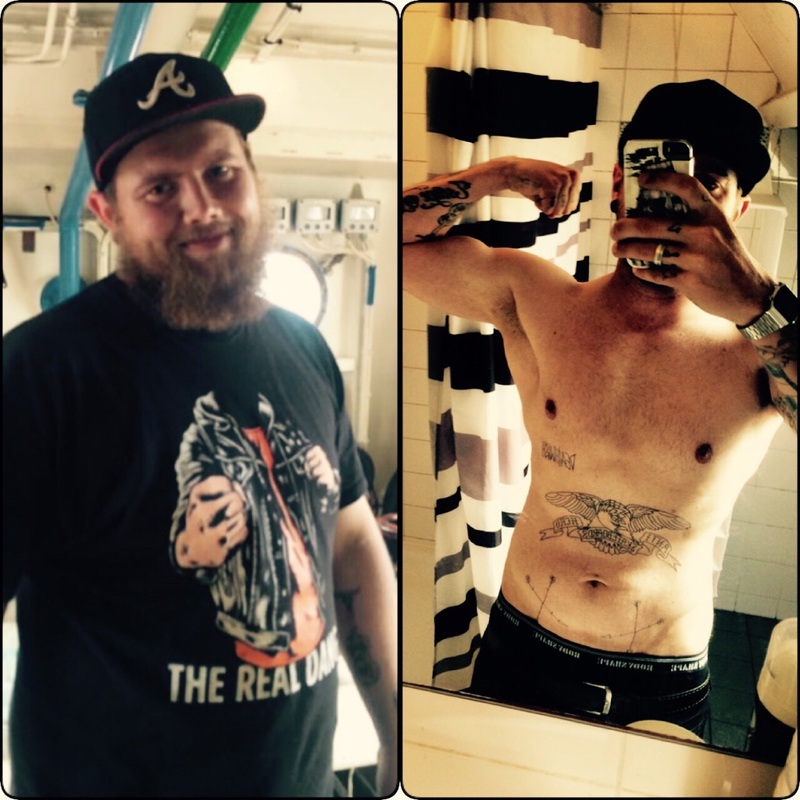 5 foot 8 Male 66 lbs Fat Loss Before and After 235 lbs to 169 lbs