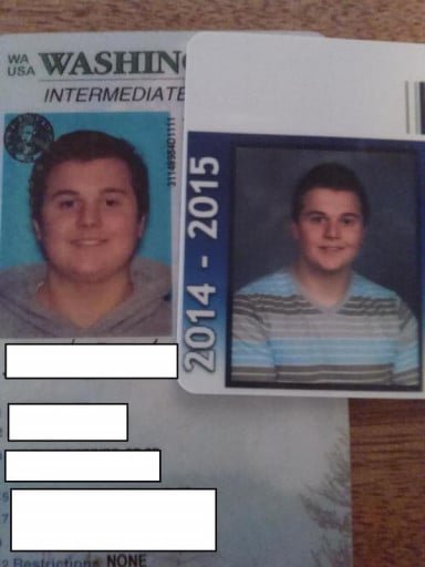 A before and after photo of a 5'9" male showing a weight reduction from 225 pounds to 198 pounds. A respectable loss of 27 pounds.
