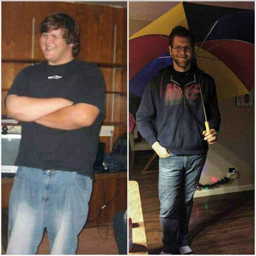 147 lbs Fat Loss 6 foot 7 Male 397 lbs to 250 lbs