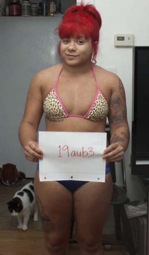 4 Pics of a 4'11 150 lbs Female Weight Snapshot