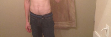 6 foot 3 Male 24 lbs Weight Gain Before and After 140 lbs to 164 lbs