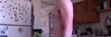 25 lbs Weight Gain Before and After 5'4 Male 105 lbs to 130 lbs