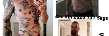 Progress Pics of 103 lbs Weight Loss 6'4 Male 290 lbs to 187 lbs