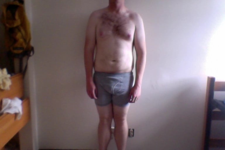 A progress pic of a 6'0" man showing a snapshot of 205 pounds at a height of 6'0