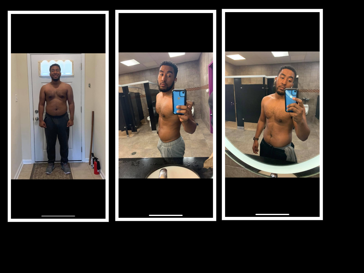 35 lbs Fat Loss 6 foot Male 240 lbs to 205 lbs