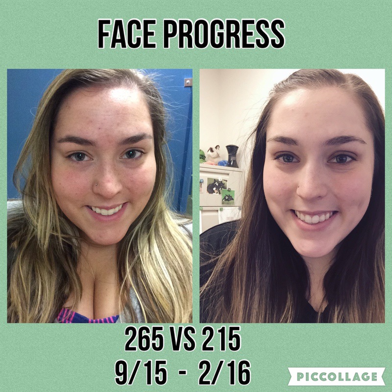 5'1 Female Progress Pics of 50 lbs Weight Loss 265 lbs to 215 lbs