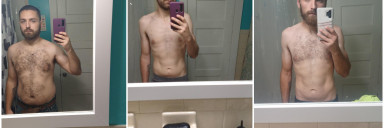 5 foot 5 Male 48 lbs Fat Loss Before and After 162 lbs to 114 lbs