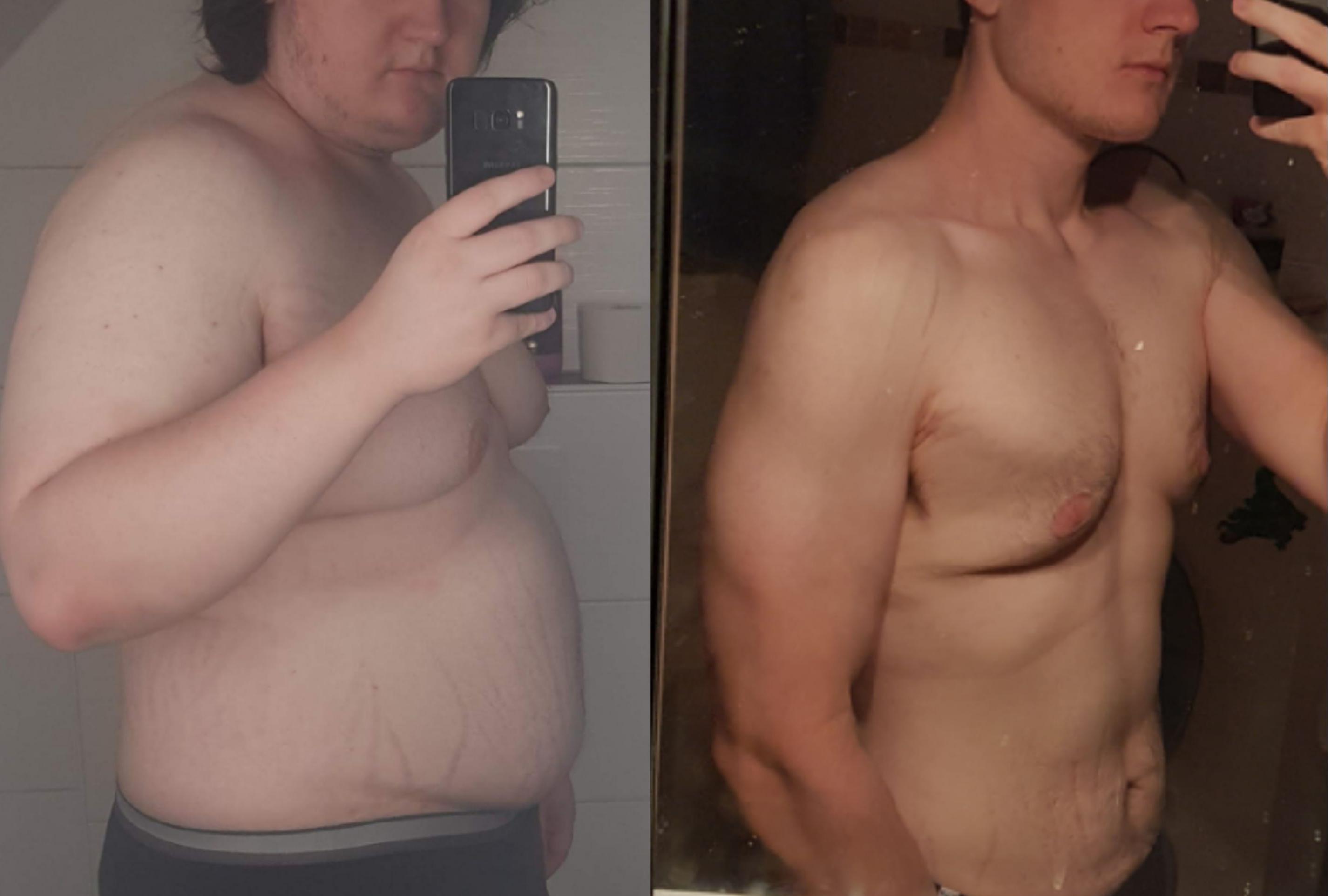 6 foot Male 150 lbs Fat Loss 333 lbs to 183 lbs