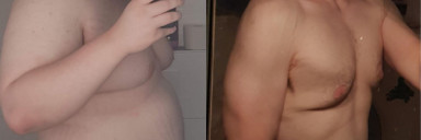 6 foot Male Progress Pics of 150 lbs Fat Loss 333 lbs to 183 lbs