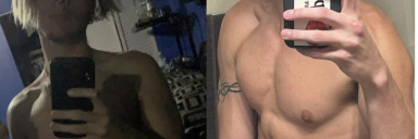 5'10 Male Before and After 73 lbs Weight Loss 203 lbs to 130 lbs