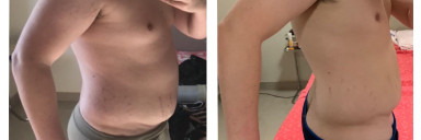 5 foot 4 Male Before and After 43 lbs Weight Loss 278 lbs to 235 lbs