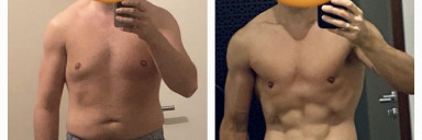 Progress Pics of 47 lbs Fat Loss 5'10 Male 190 lbs to 143 lbs