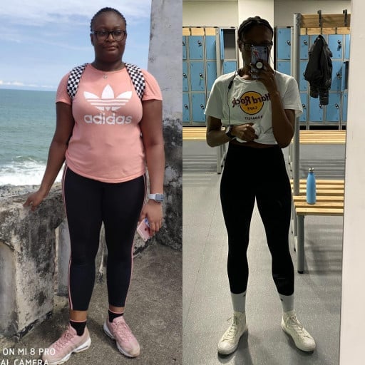 5'8 Female Progress Pics of 64 lbs Fat Loss 200 lbs to 136 lbs