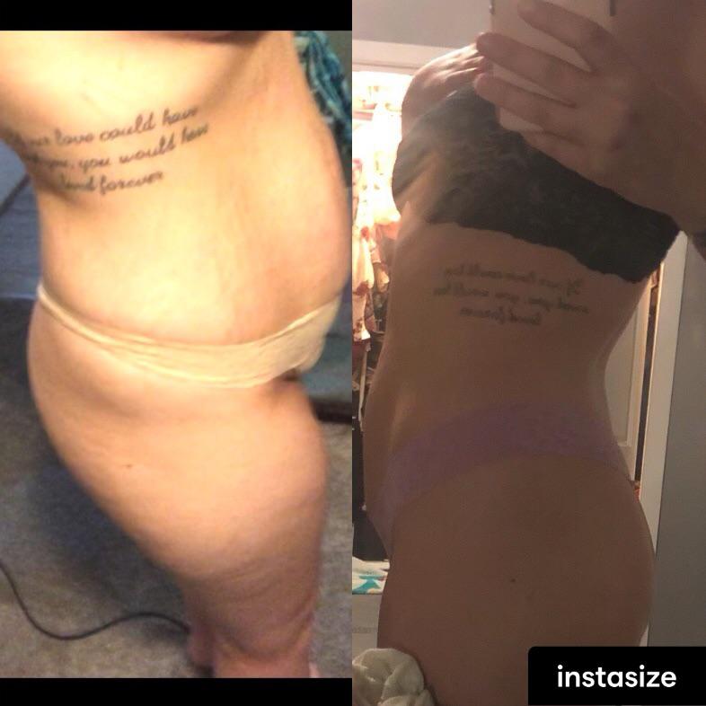 5'9 Female Before and After 42 lbs Weight Loss 218 lbs to 176 lbs