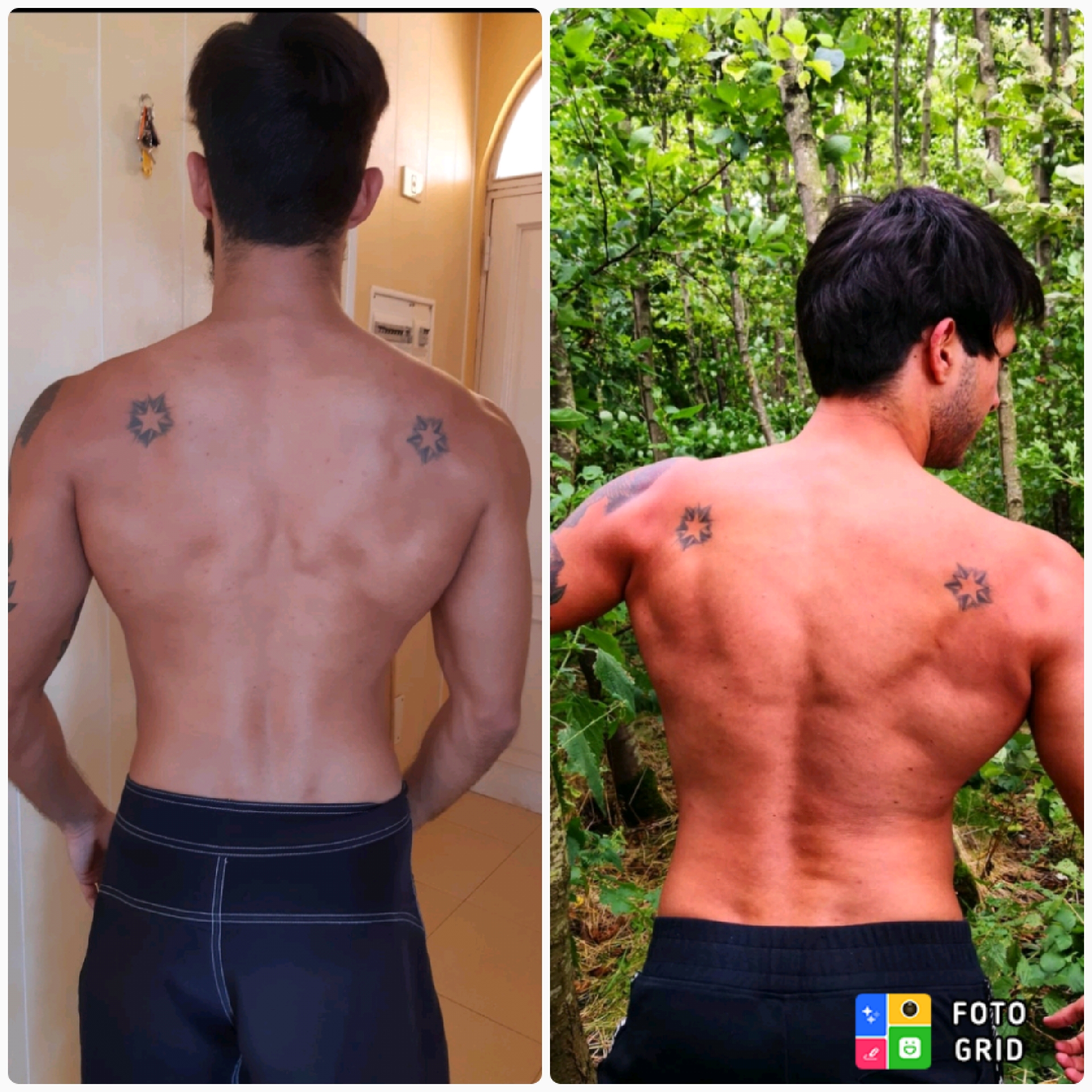 17 lbs Weight Gain Before and After 5 foot 7 Male 130 lbs to 147 lbs