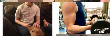 5 foot 10 Male Before and After 22 lbs Weight Gain 130 lbs to 152 lbs