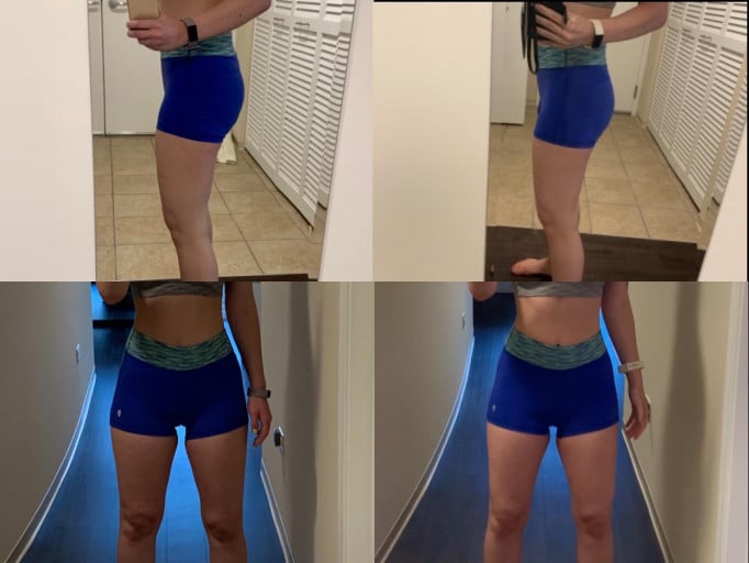 1 Pictures of a 136 lbs 5'6 Female Weight Snapshot