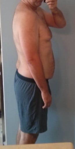 A progress pic of a 6'0" man showing a snapshot of 217 pounds at a height of 6'0