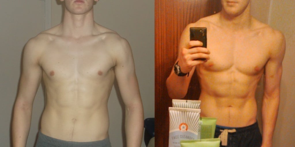 M / 24 / 6'3" [176lbs > 190lbs = 14lbs] 15 months of lifting heavy and eating right.