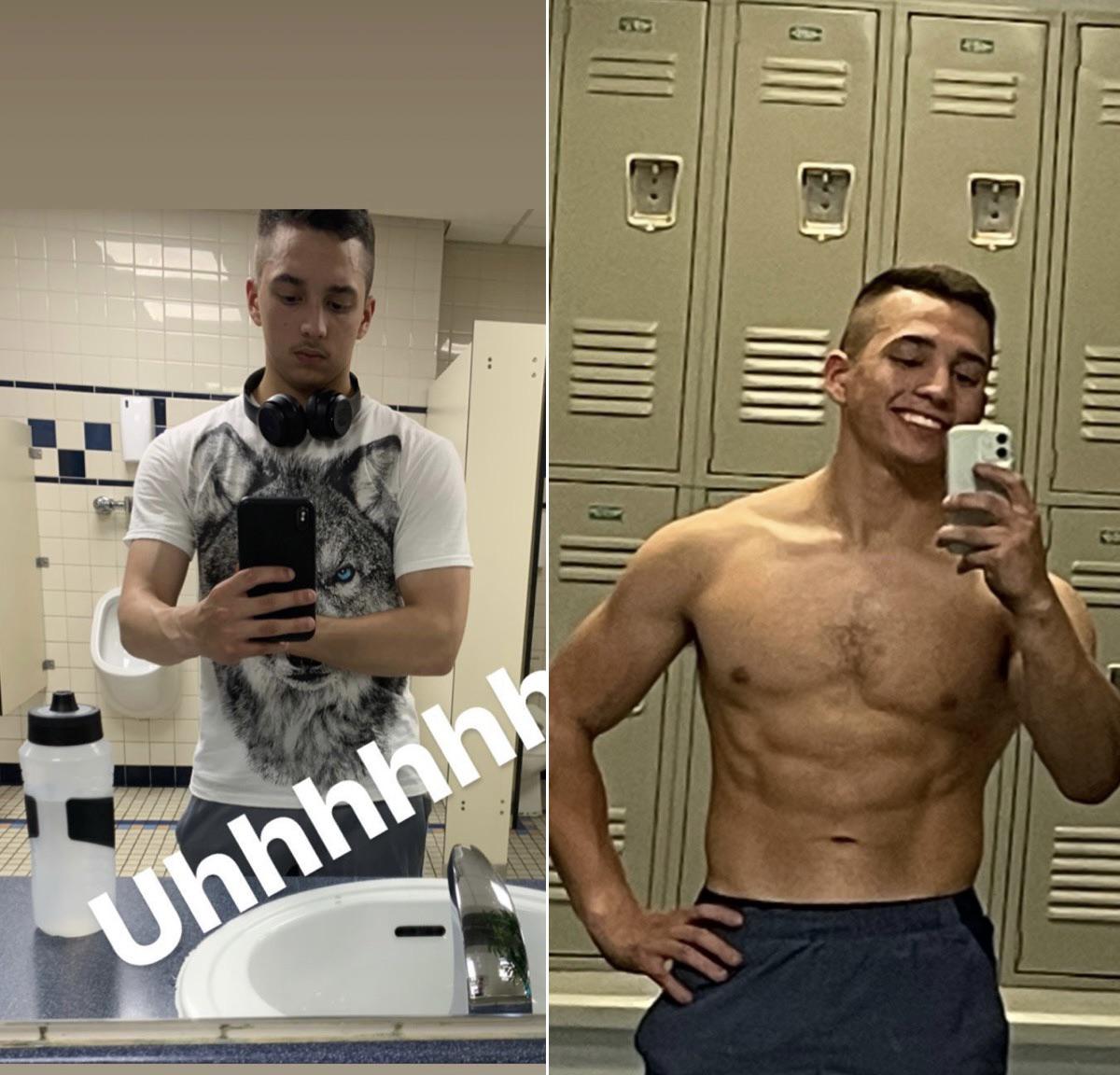 Progress Pics of 32 lbs Muscle Gain 5 foot 7 Male 118 lbs to 150 lbs