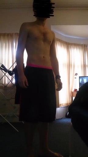 A picture of a 5'10" male showing a snapshot of 148 pounds at a height of 5'10