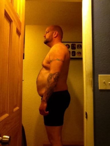A progress pic of a 6'2" man showing a snapshot of 260 pounds at a height of 6'2
