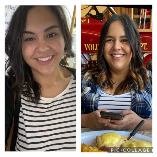 5 feet 4 Female Before and After 68 lbs Weight Loss 252 lbs to 184 lbs
