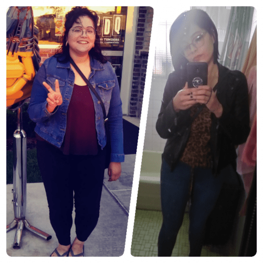 5'6 Female Progress Pics of 76 lbs Fat Loss 231 lbs to 155 lbs