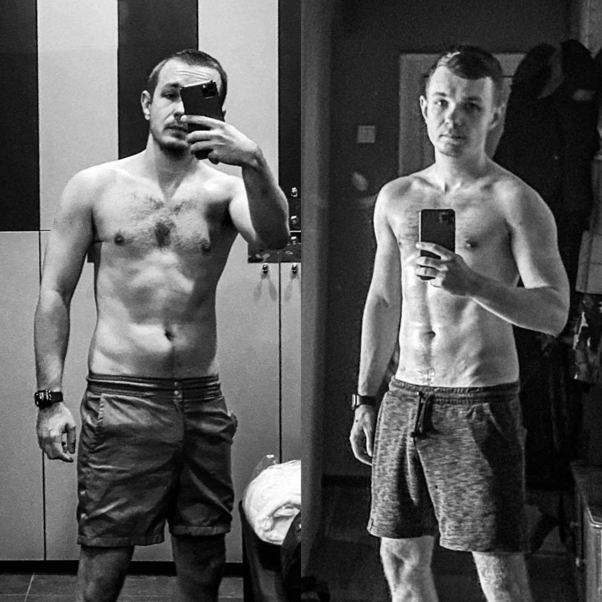 10 lbs Weight Loss 5 foot 8 Male 148 lbs to 138 lbs