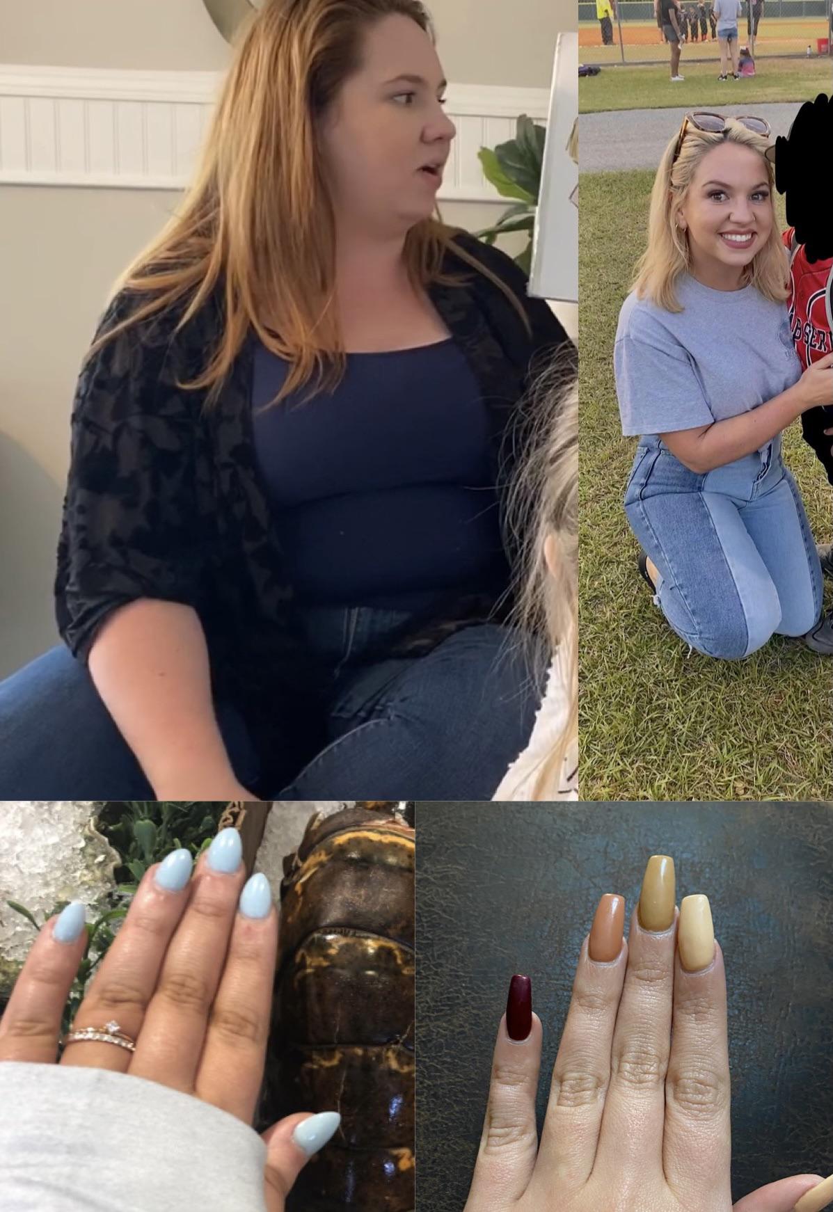 Before and After 64 lbs Fat Loss 5 foot 2 Female 222 lbs to 158 lbs