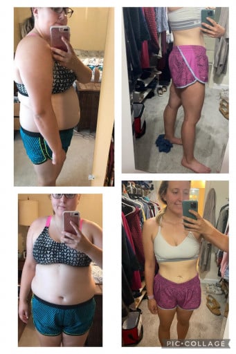 5'6 Female Progress Pics of 80 lbs Weight Loss 235 lbs to 155 lbs