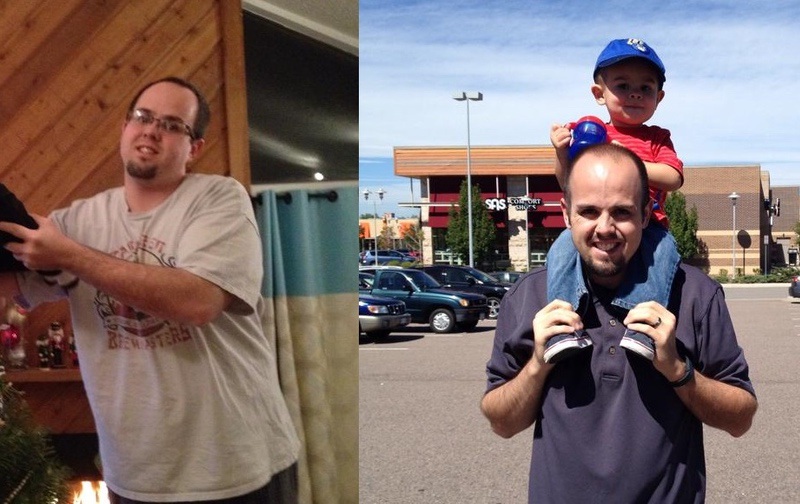 Before and After 31 lbs Weight Loss 5 feet 10 Male 210 lbs to 179 lbs