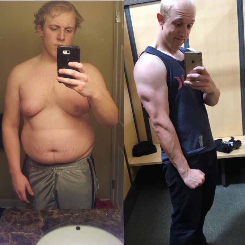 6 feet 3 Male 100 lbs Weight Loss 325 lbs to 225 lbs