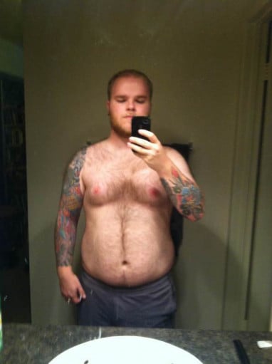 5 foot 8 Male 60 lbs Weight Loss Before and After 225 lbs to 165 lbs