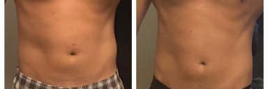 Before and After 4 lbs Weight Loss 6'2 Male 184 lbs to 180 lbs